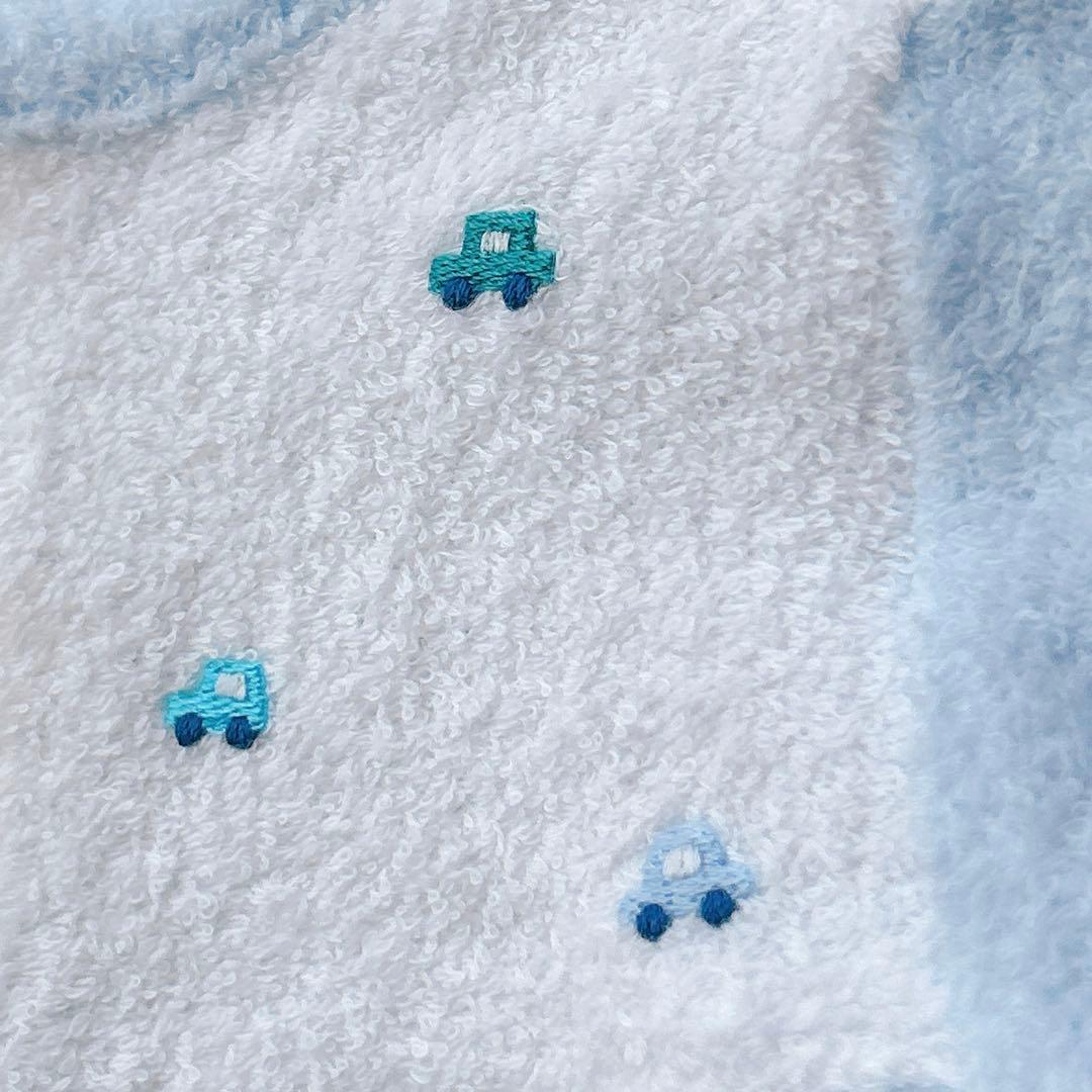 【タグ付き未使用】familiar ファミリア パイル地カバーオール 70 水色