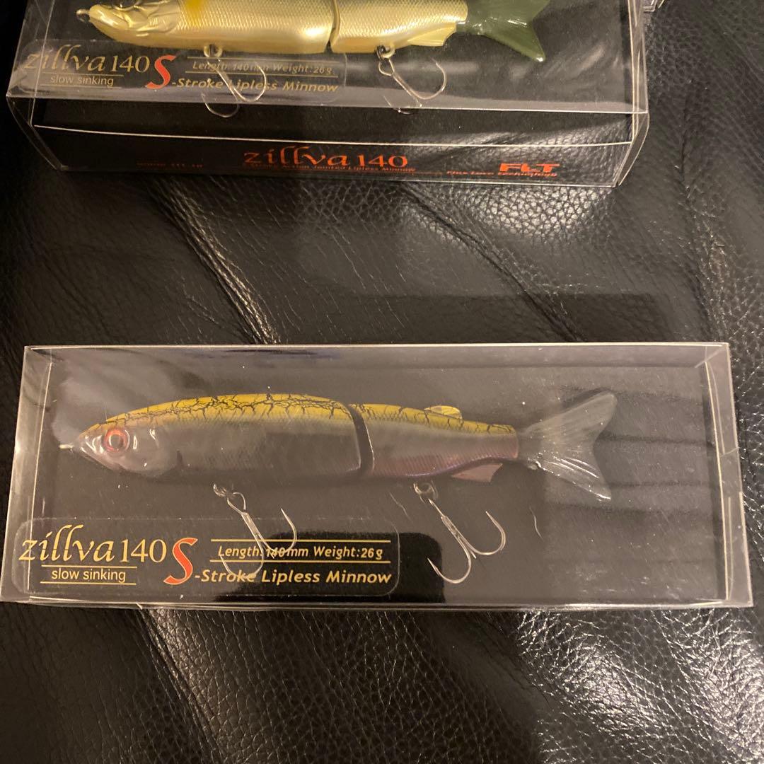 [新品]zillva 140S スローsinkingリップレスミノー 4個セット