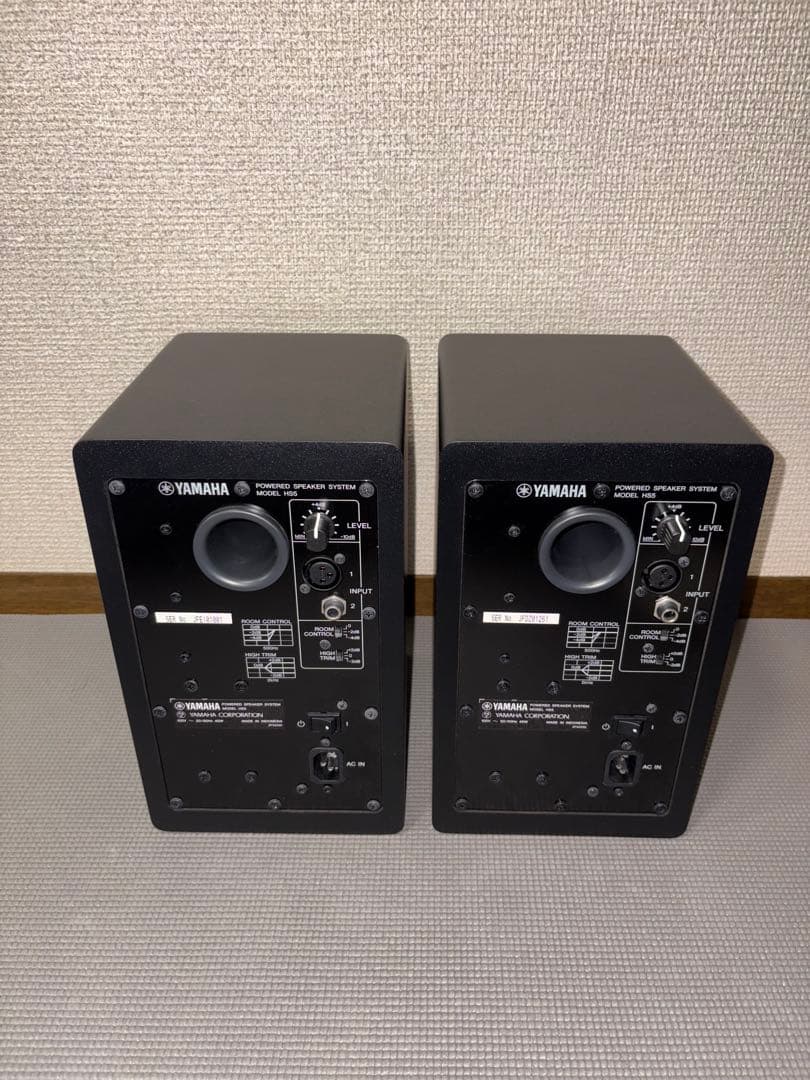 YAMAHA HS5 TRX-XLRケーブルセット