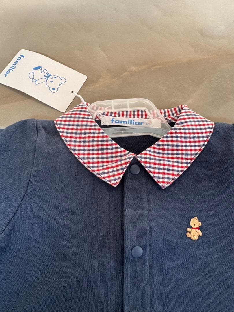 定価14300円新品未使用タグ付きファミリアロンパース60