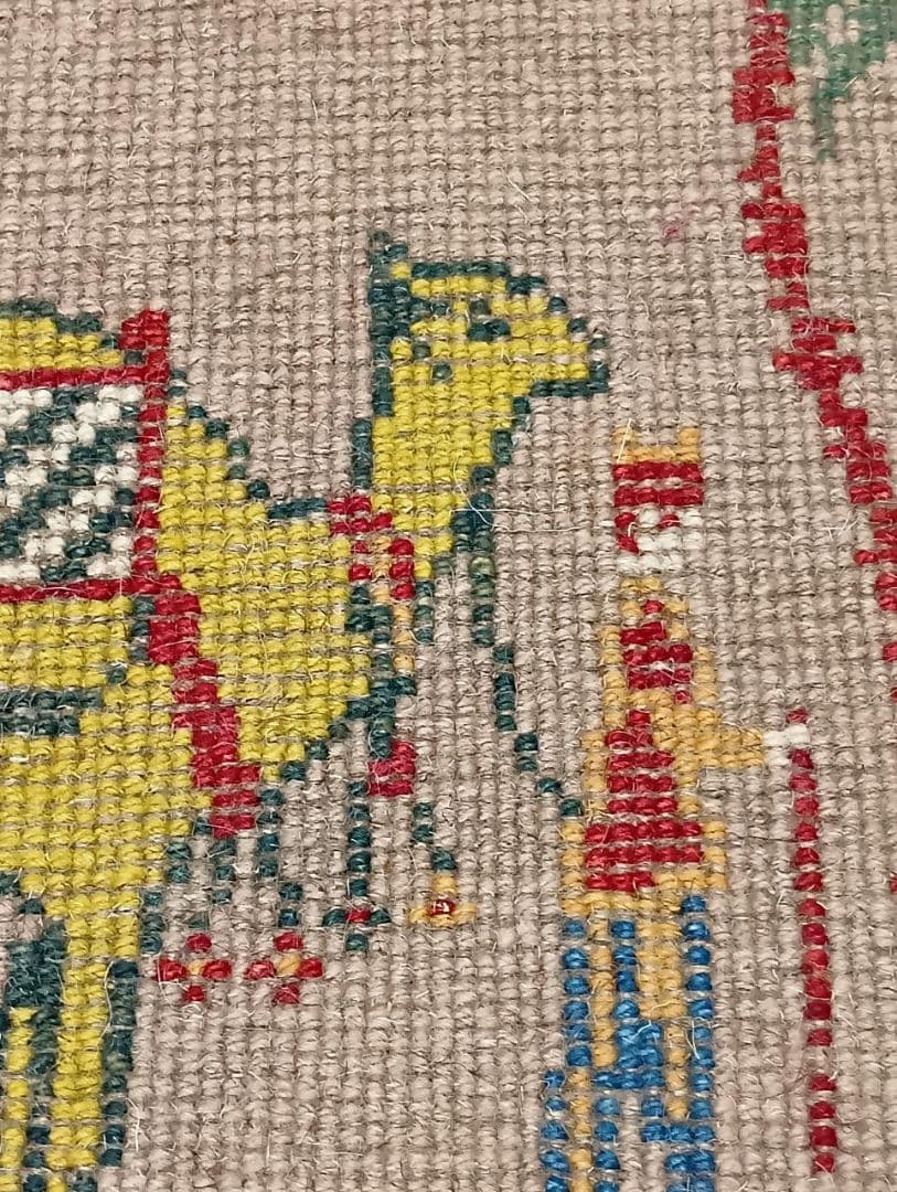 【レイさま専用】ペルシャ絨毯　ギャッベ　座布団　手織り　イラン(79)