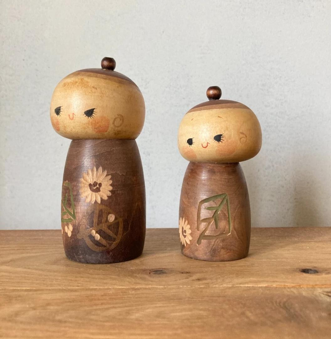 ひろえ こけし 2体セット