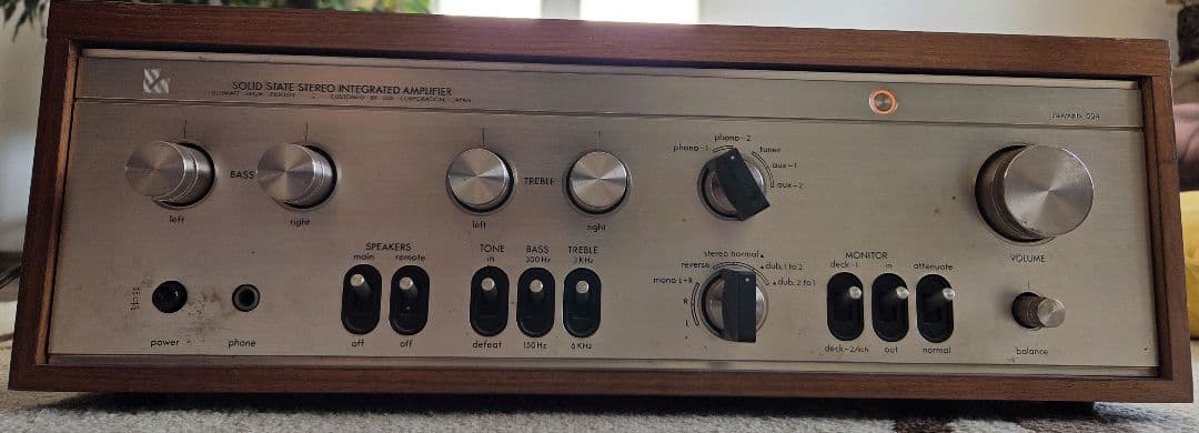 LUXMAN L-504 トランジスタ プリメインアンプ