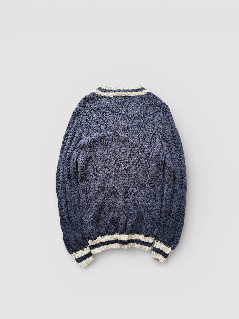 Drumohr / コットン リネン チルデンニット