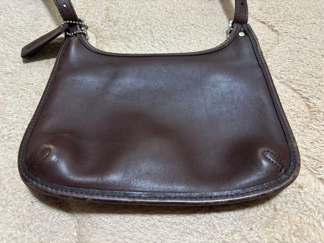OLD COACH レザーショルダーバッグ オールドコーチ レザーポシェット