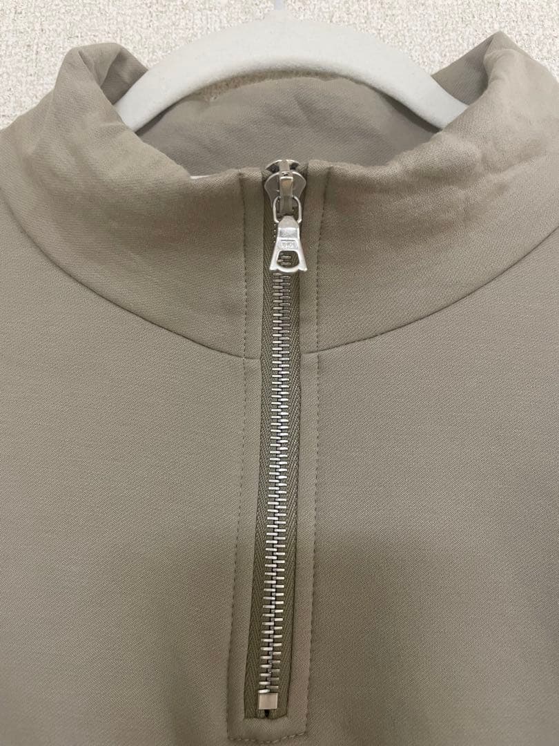 トップス AURALEE 20AW SWEAT HALF ZIP P/O 4