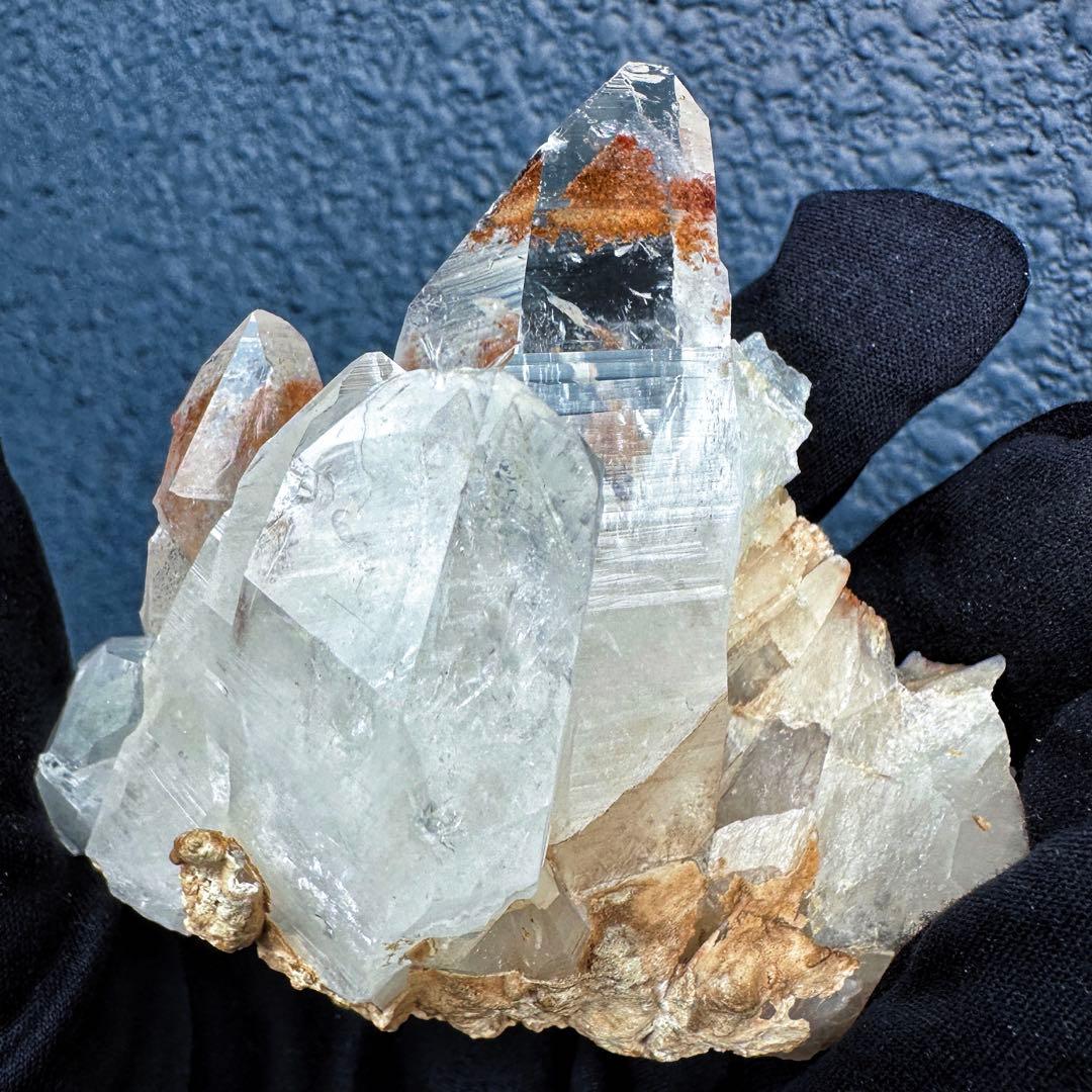 希少高透明度❗️マニカラン産レインボーヒマラヤ水晶クラスター超強いパワーA1409