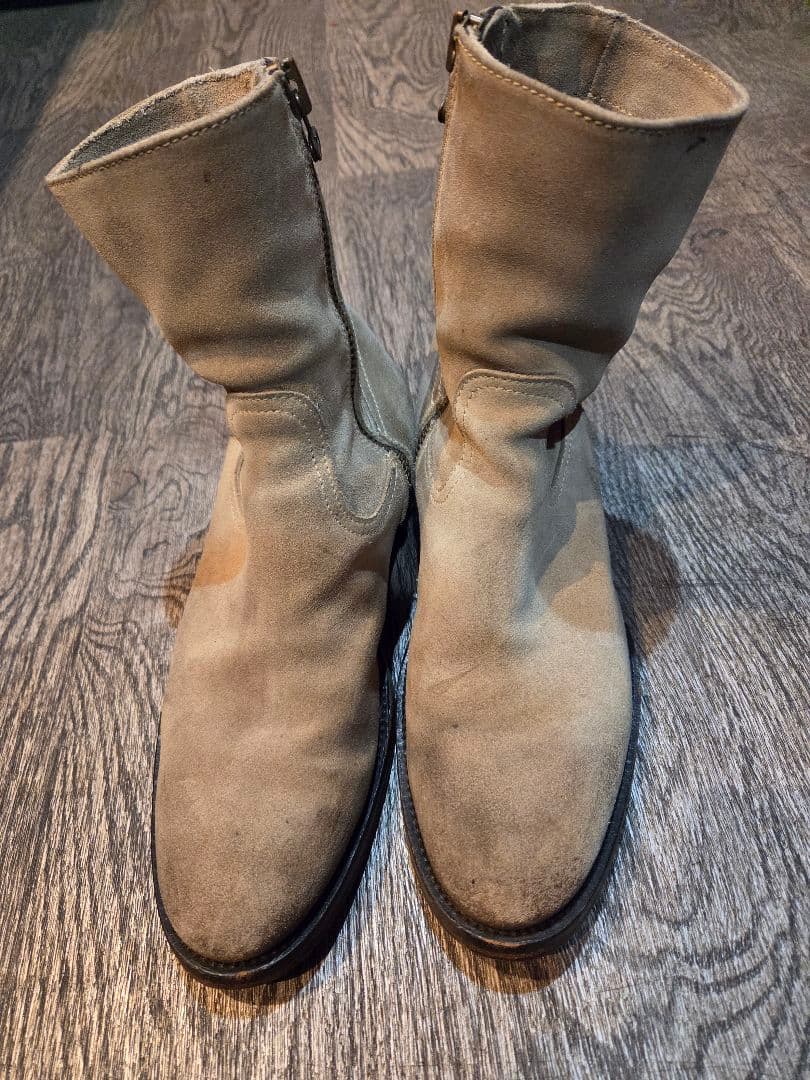 BUTTERO　ブッテロスエードブーツ　サイドジッパー40