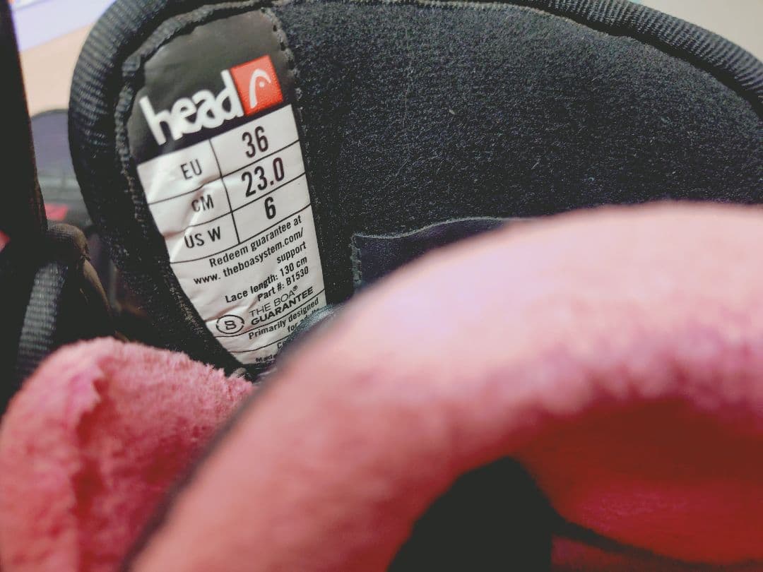 女性用スノーボードブーツ BOAシステム搭載HEAD