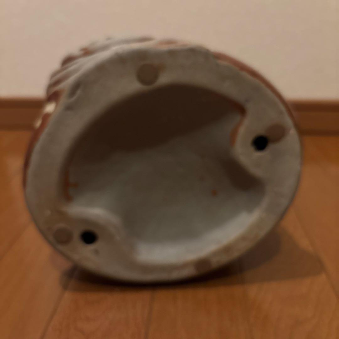 スノーマン 置物 陶器