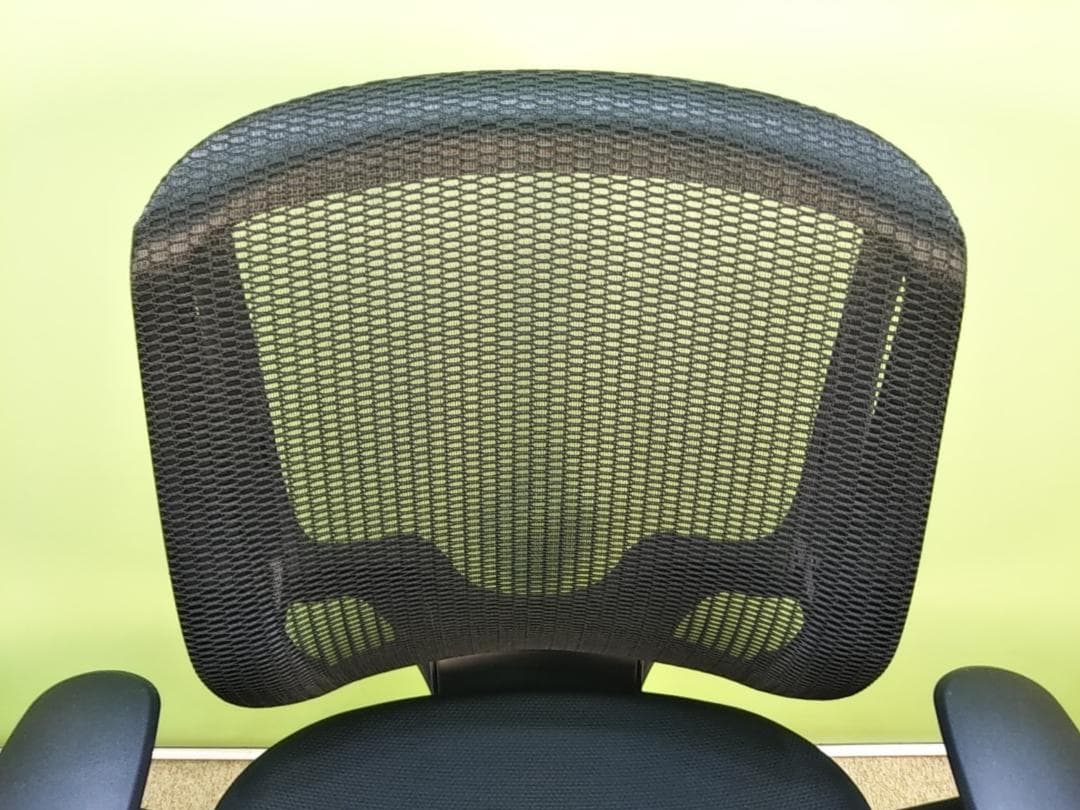 av　オカムラ　シルフィーチェア　ローバック　固定肘　前傾機能　メッシュ　中古品