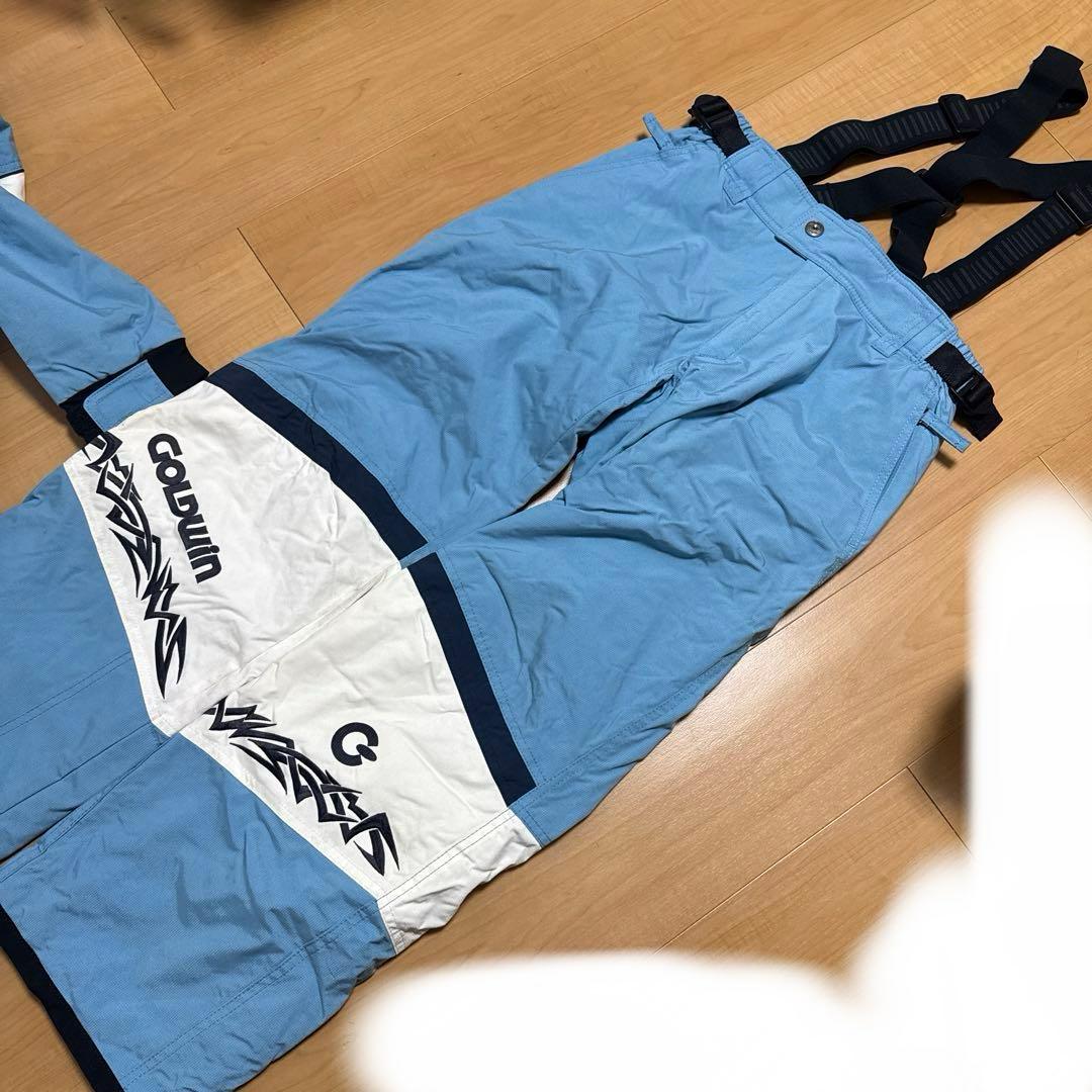 GOLDWIN スキーウェア レディース 水色/白