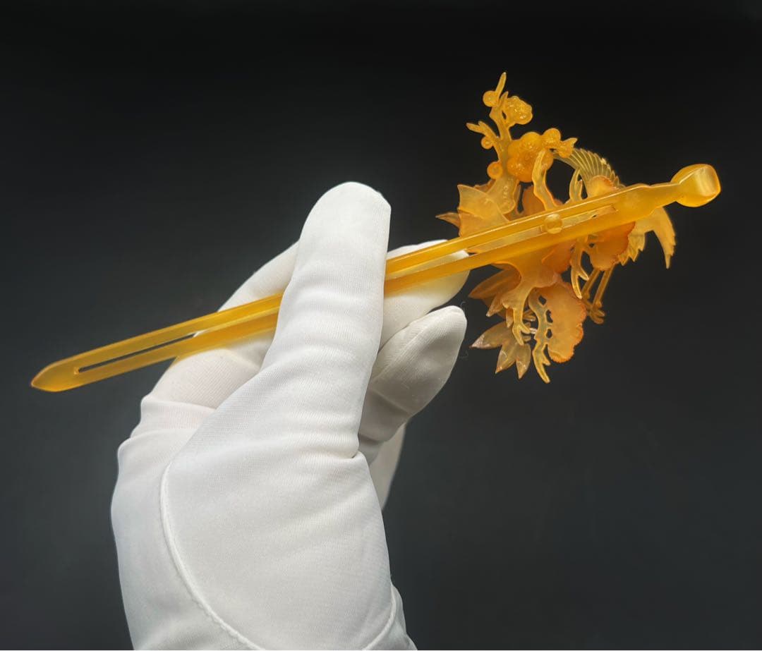 花嫁かんざし 髪飾りセット 和装小物 櫛 簪 くし 髪飾り 本鼈甲 木箱付き