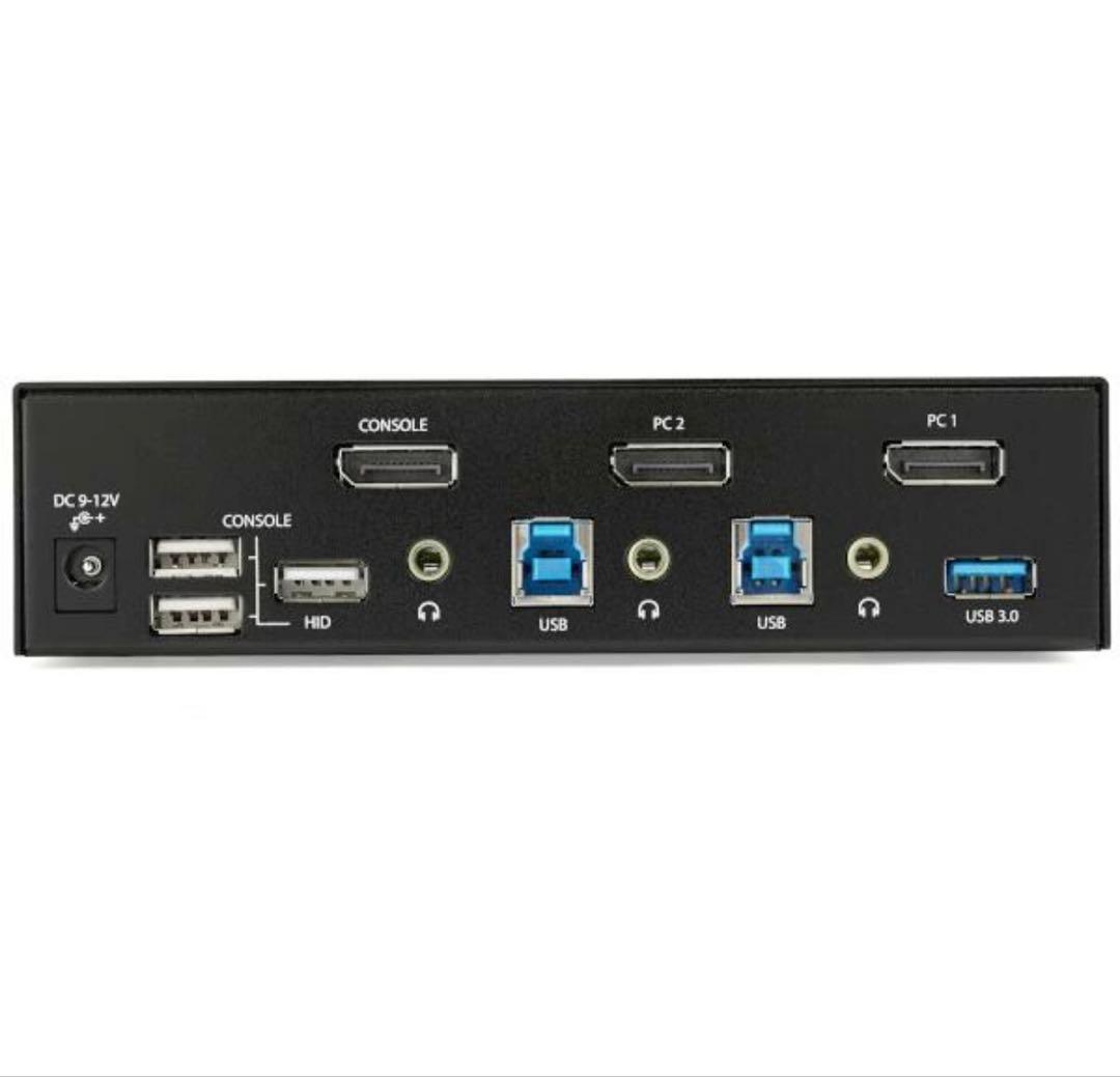 2ポートDisplayPort対応KVMスイッチ 4K／60Hz対応