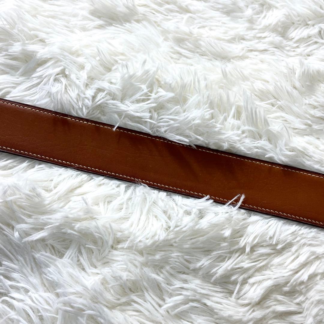 エルメス　HERMES レディース　ベルト　ブラウン　ゴールドバックル