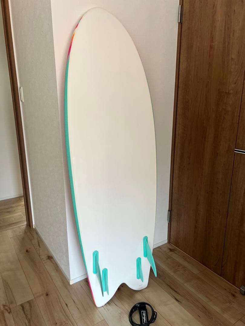 スポンジボード　フロントデッキパッド　デッキパッチ有り　ワックス要らず　5ft8