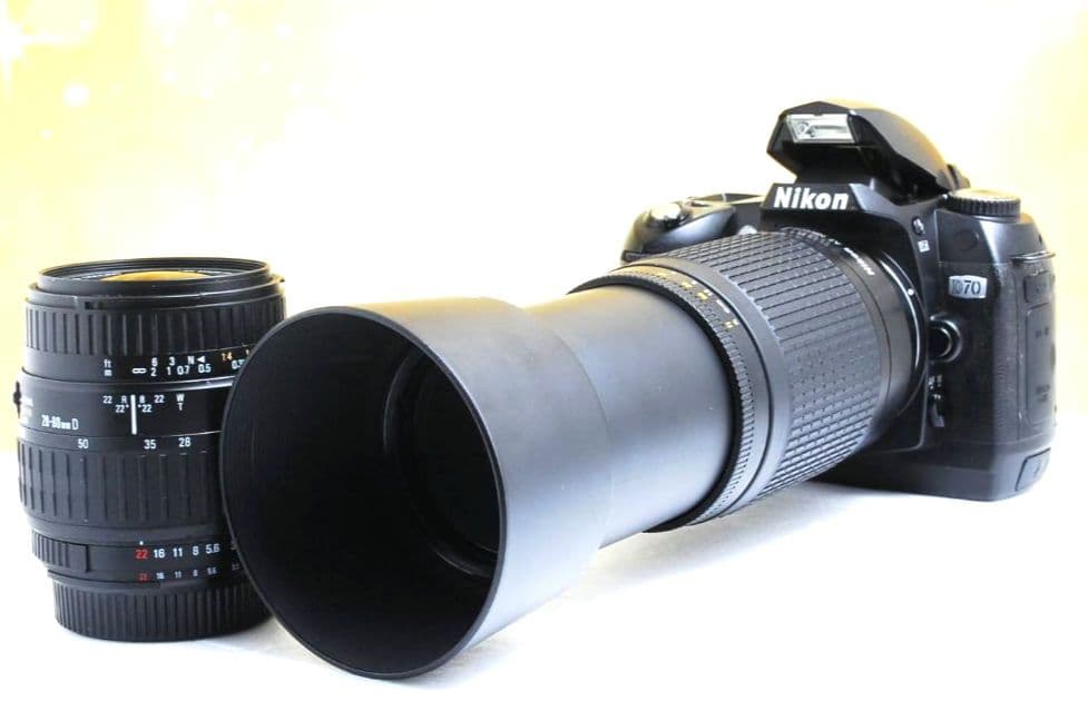scoco様　NIKON　D70　超望遠⚡️初心者⚡️ダブルレンズ⚡️一眼レフ