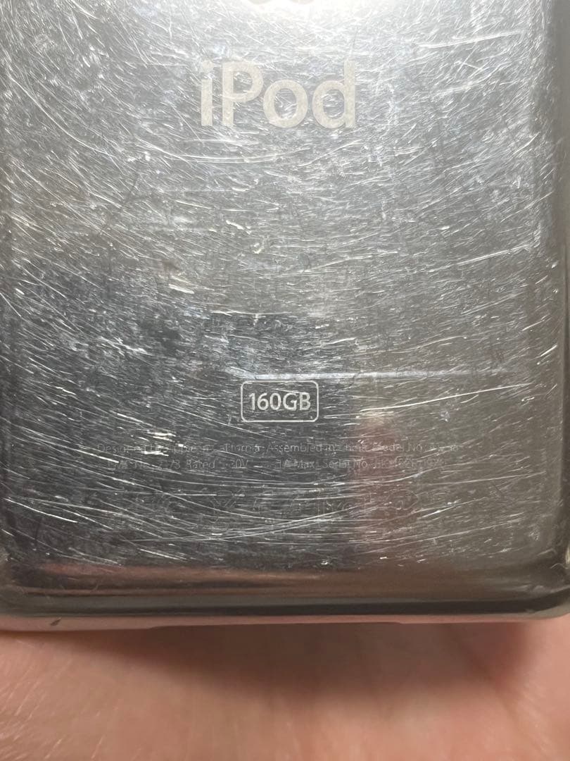 iPod Classic 160GB USBケーブル付き ブラック