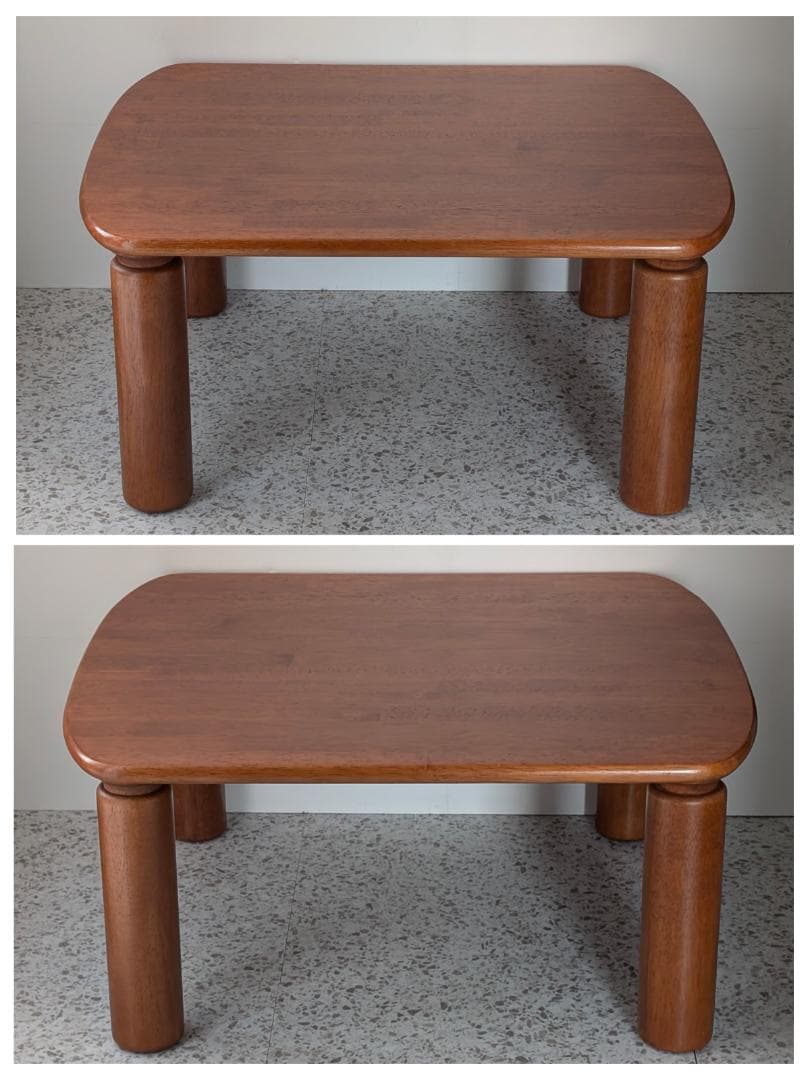 ビンテージ ウッド センターテーブル 木製 座卓 チェスナットブラウン