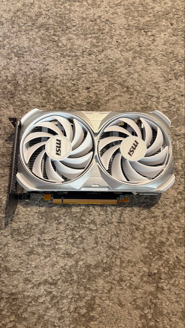 グラフィックボード・グラボ・ビデオカード MSI GeForce RTX 4060 VENTUS 2X WHITE 8G