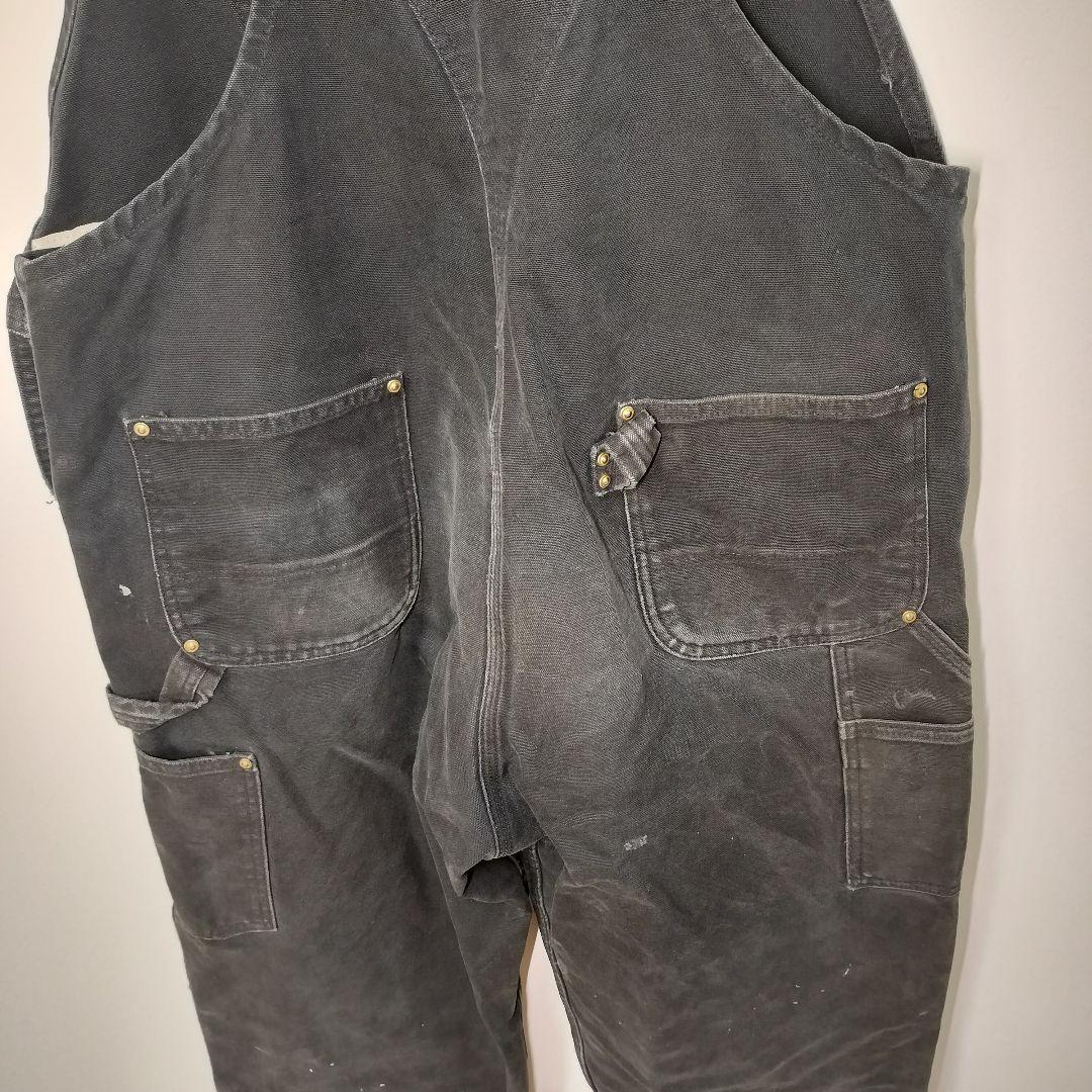 Carhartt カーハート ダック オーバーオール ブラック 黒 アメカジ L