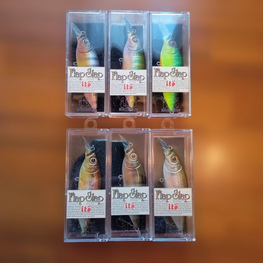 【廃盤旧パッケージ】メガバス フラップスラップ 　6点セット