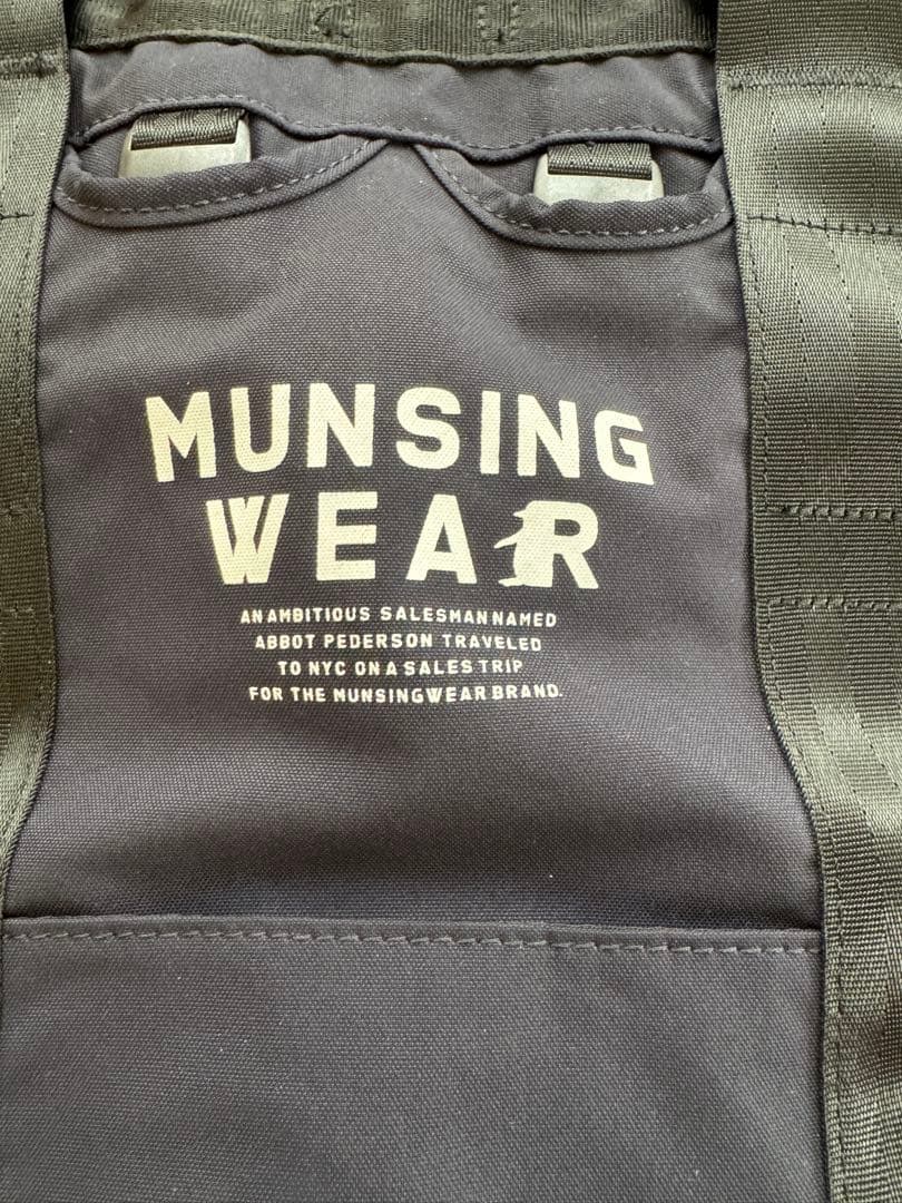 シューズポケット付 リュック トート2WAY ゴルフバッグ （マンシングウェア）