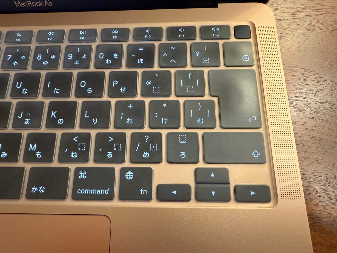 【￼美品】MacBook Air M1 ゴールド SSD256GB メモリ8GB