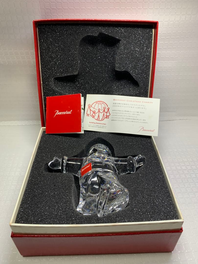 美品　バカラ　スノーマン　箱付き
