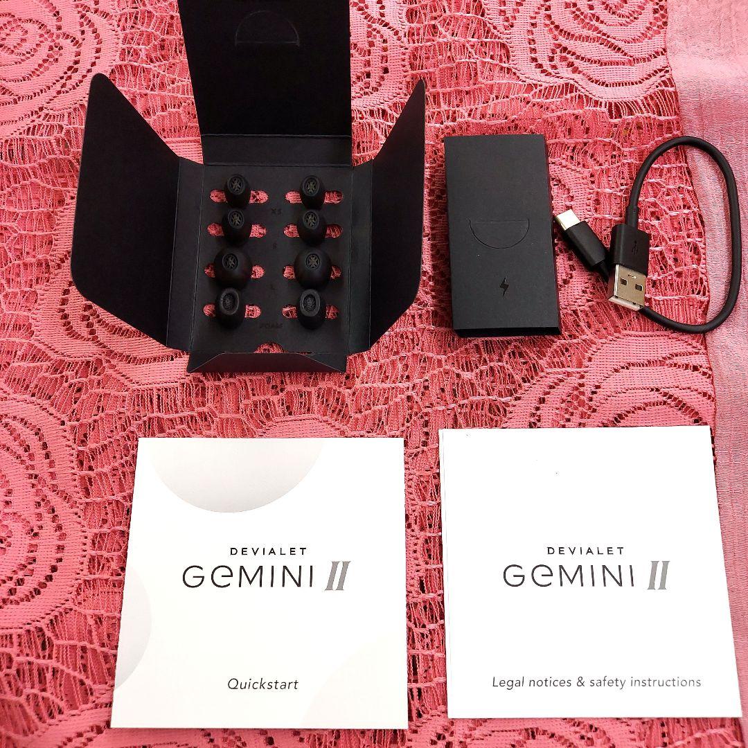 MD-1065-308☆DEVIALET　GeMINI Ⅱ　ワイヤレスイヤホン