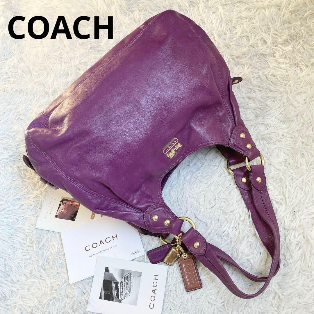極美品 vintage coach old archive hobo