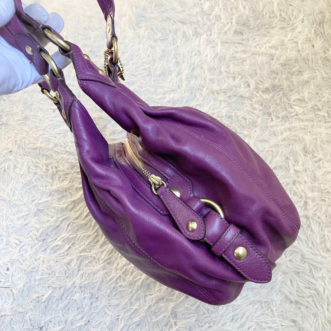 極美品 vintage coach old archive hobo