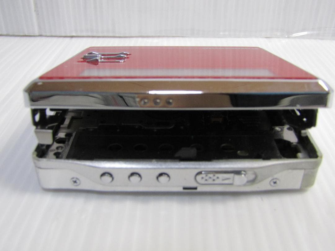 A3338 Panasonic SJ-MR230-R レッド ポータブルMD