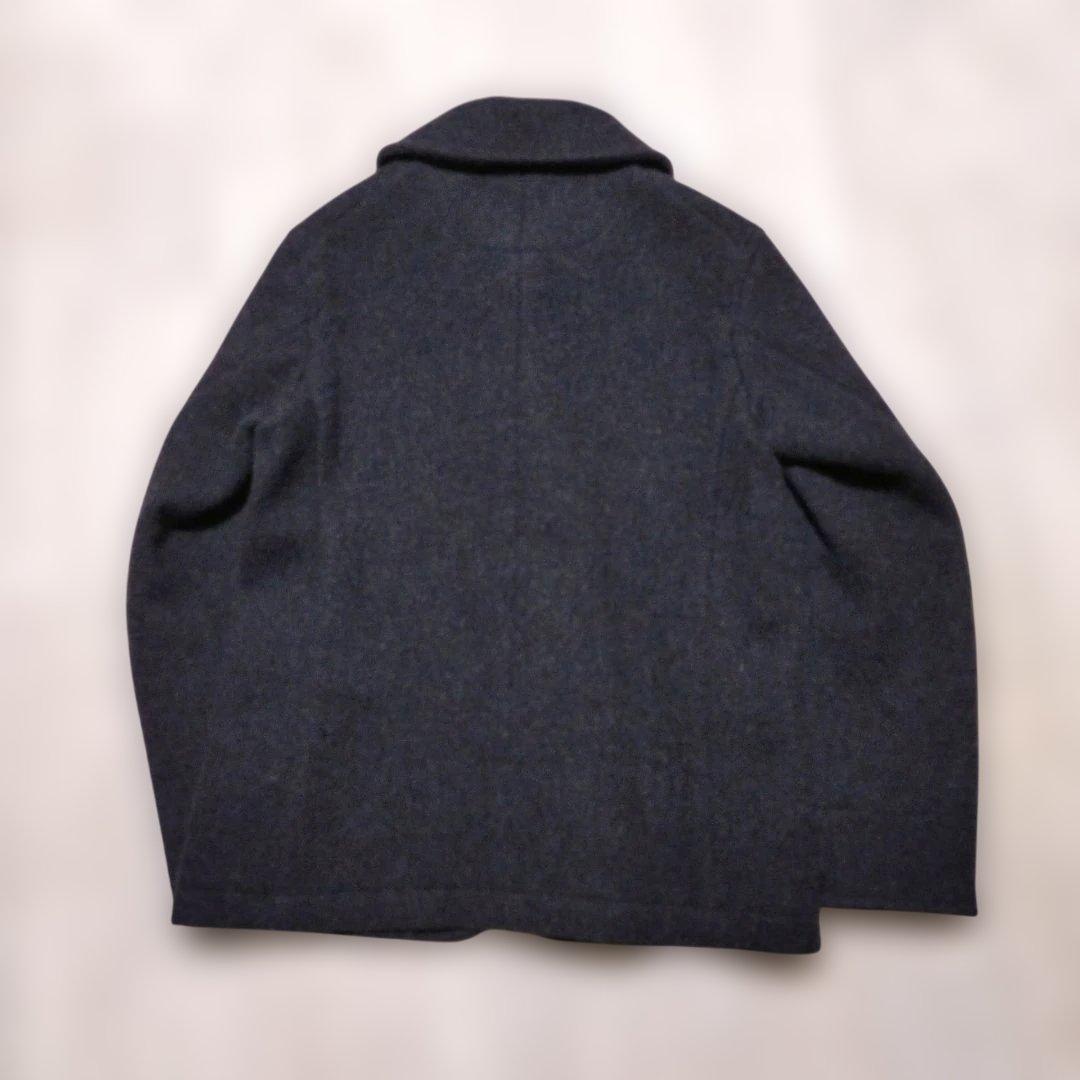 美品✨ダントン　ウールモッサコート　ラウンドカラー　くるみボタン　ウール　M