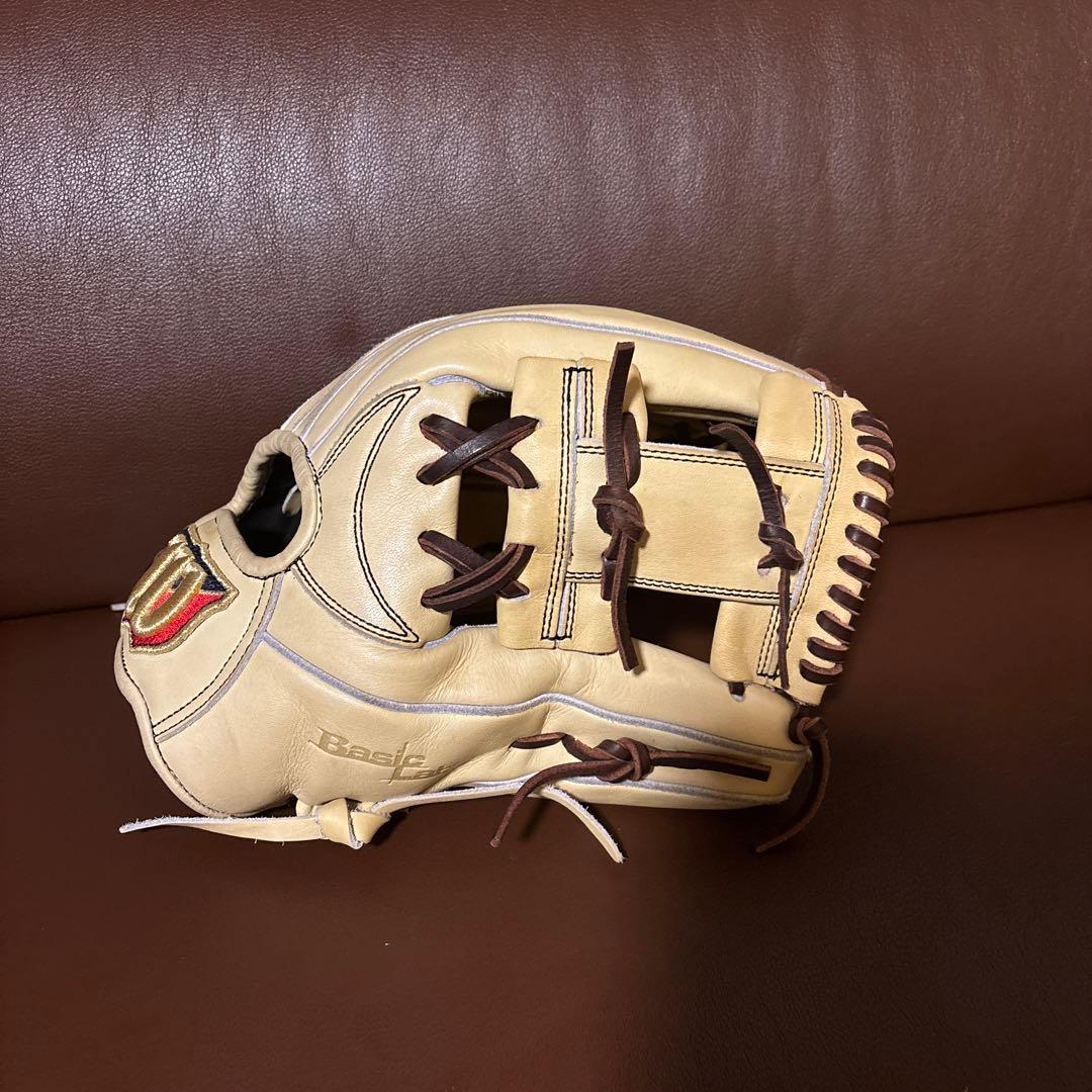 Wilson BASIClab 軟式野球グローブ ベージュ　型付け済み　87