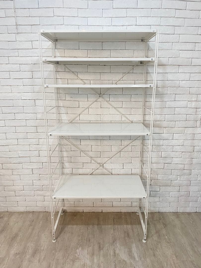 【東京都23区配送無料】無印良品　スチール　ラック　棚　ユニット　シェルフ　陳列