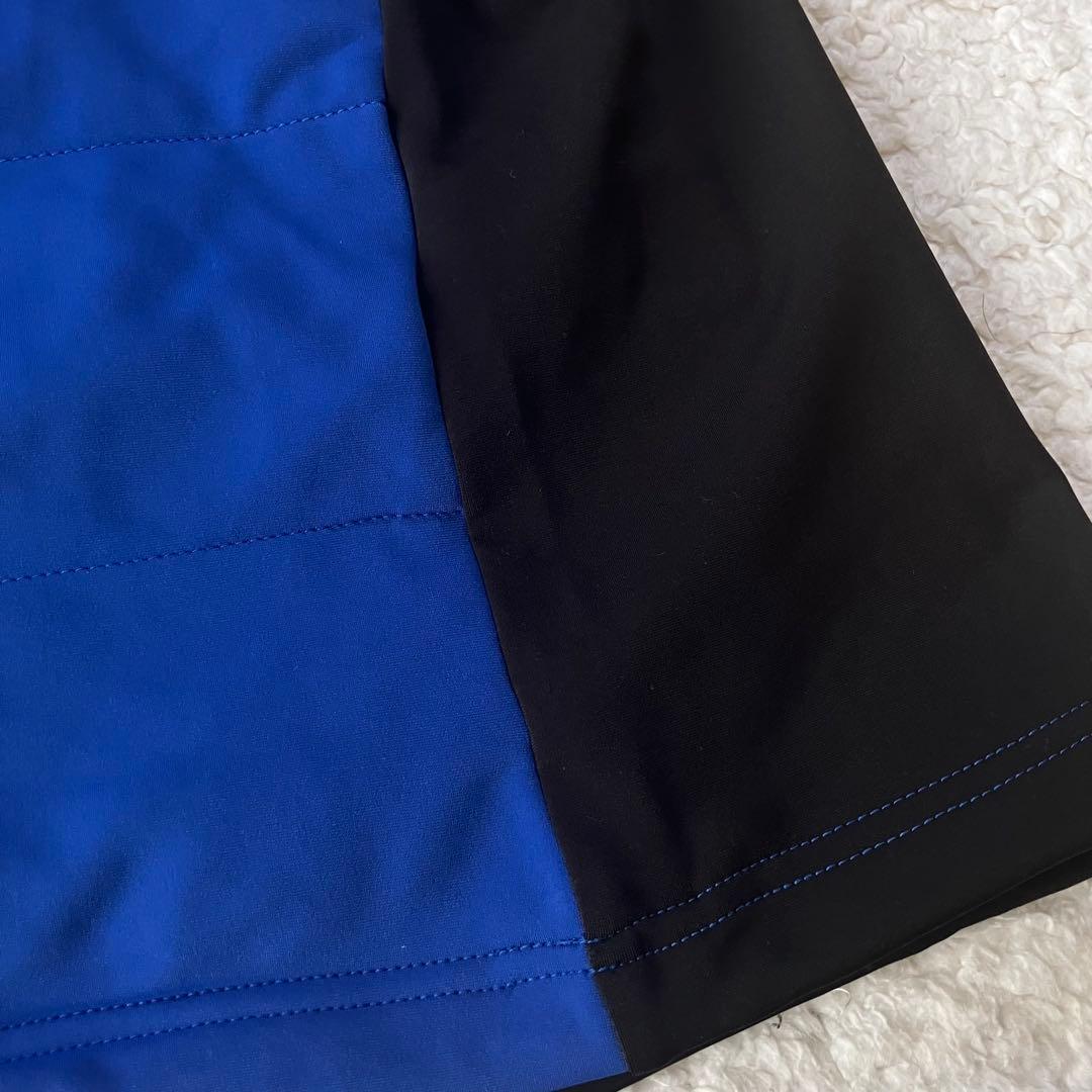 【新品】PING 2024年　キルティング ハーフジップシャツ　ブルー　3L