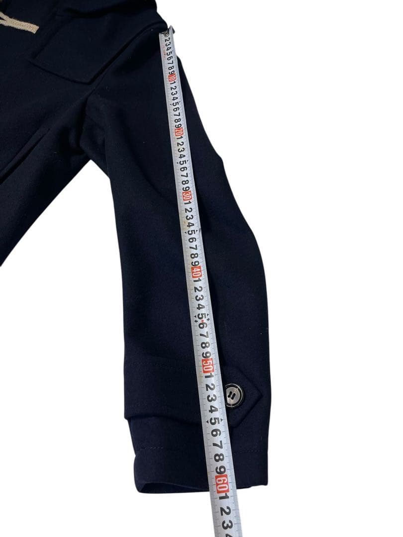 最終価格　上質UNDERCOVERISM ネイビー ダッフルコート フード付き