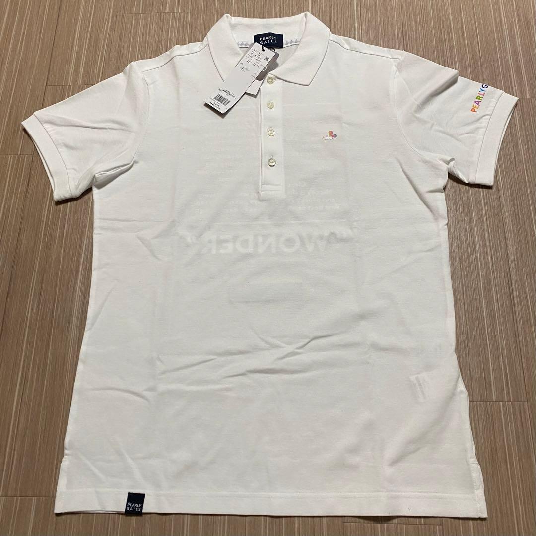 新品未使用　パーリーゲイツ　ミッキーマルチカラー半袖ポロシャツ　サイズM