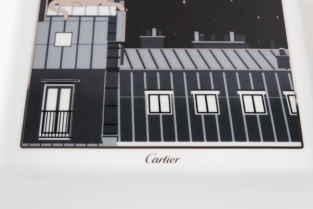 Cartier カルティエ スクエア パンテール プレート 豹