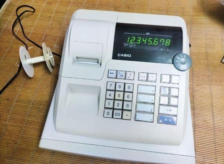 カシオレジスター　100ER　簡単便利特殊　送料込　077277