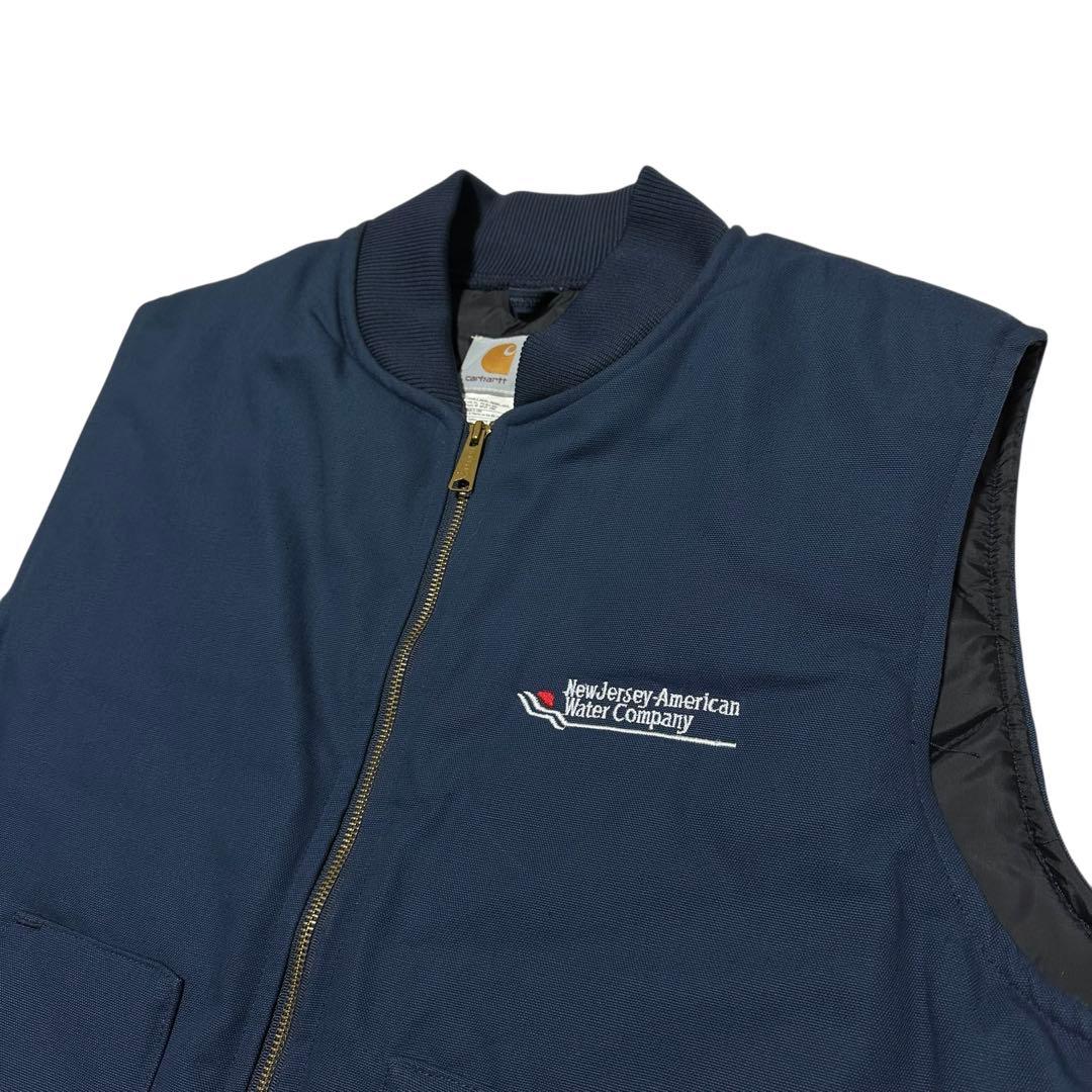 美品　00s USA製　カーハート　ダック生地　腰ゴム　ベスト　サイズ3XL