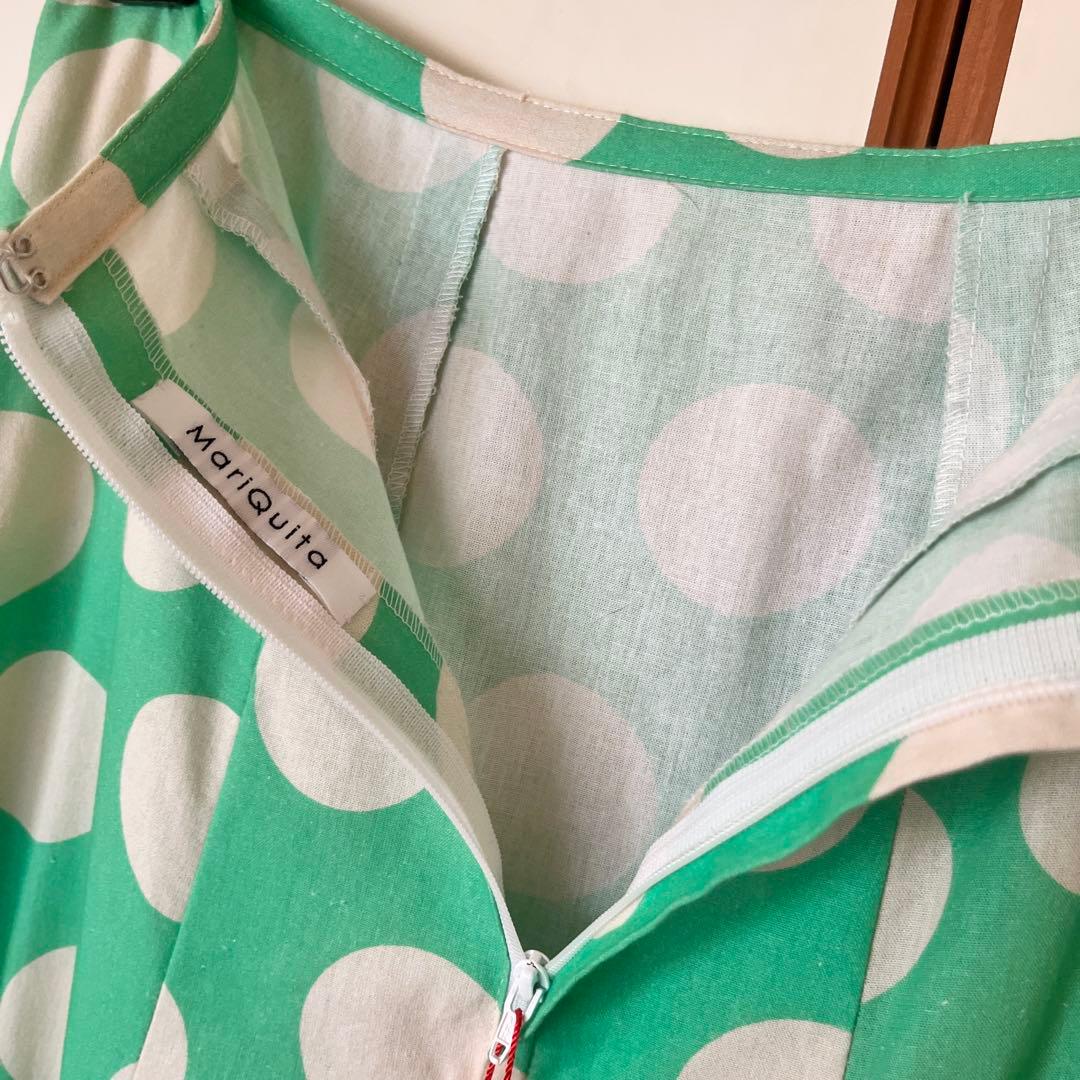 タグ付き　未使用　Mariquita フラメンコ　一点物　ファルダ　水玉