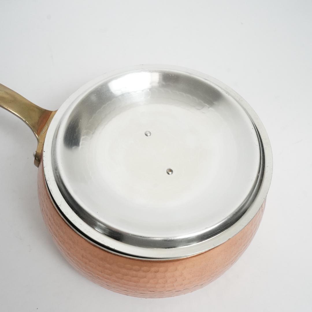 島本製作所 エスエスシリーズ 銅鍋 片手鍋 持ち手真鍮