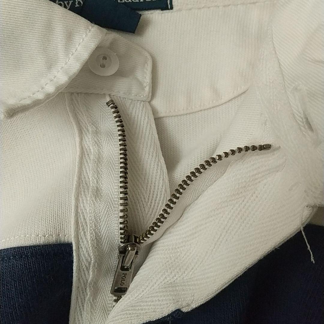 希少☆ポロバイラルフローレン 太ボーダー 刺繍 ビッグポニー ラガーシャツ 3L