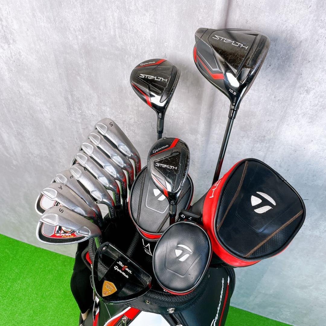 テーラーメイド ステルス ゴルフクラブ メンズ セット 右打ち 12本 初心者