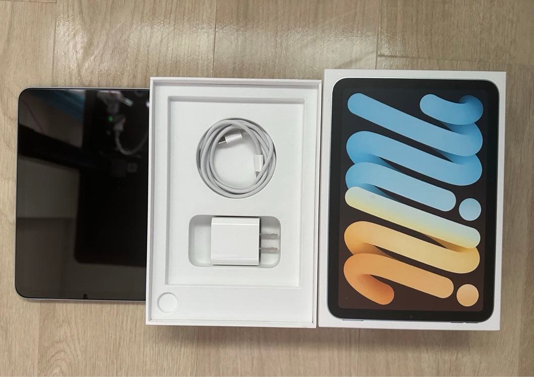 iPadmini第７世代ブルー+Pencil Pro+ Smart Folio