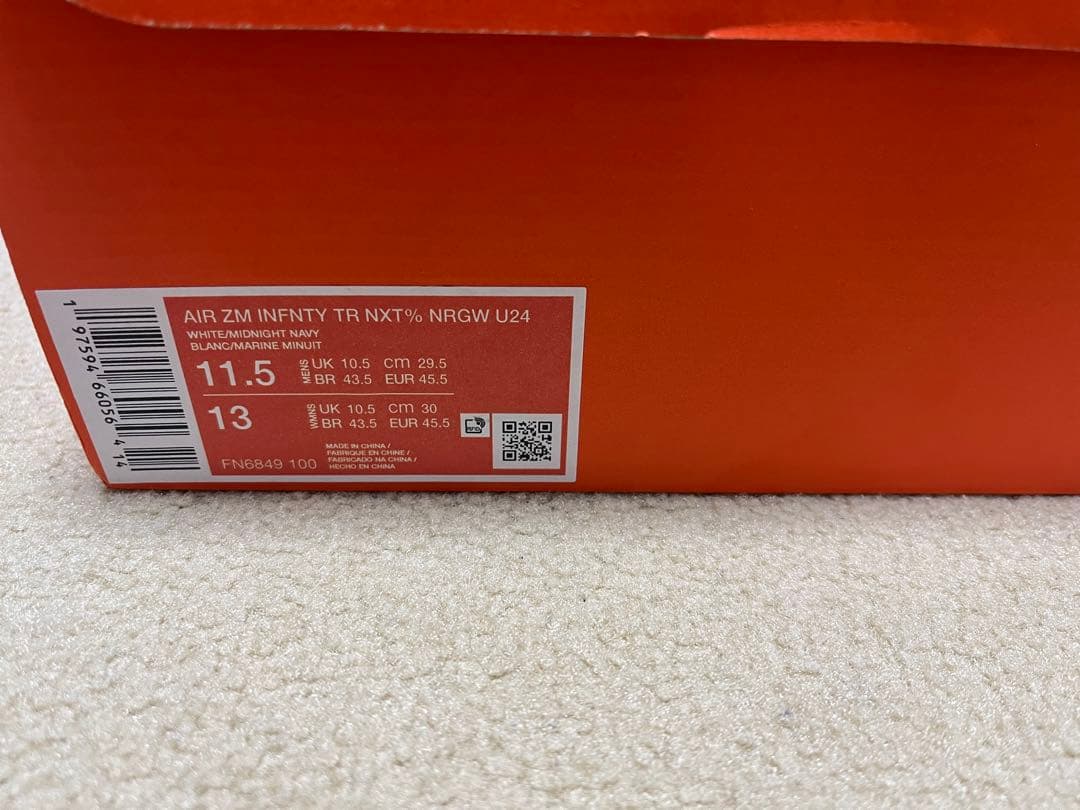 NIKEAIR ZOOM INFINITY TOUR NRG 新品29.5cm