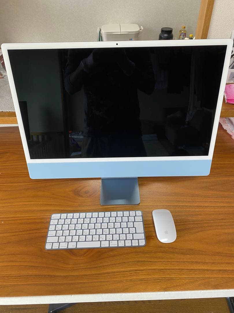 iMac24インチ 256GB M1チップ 2021年ブルー