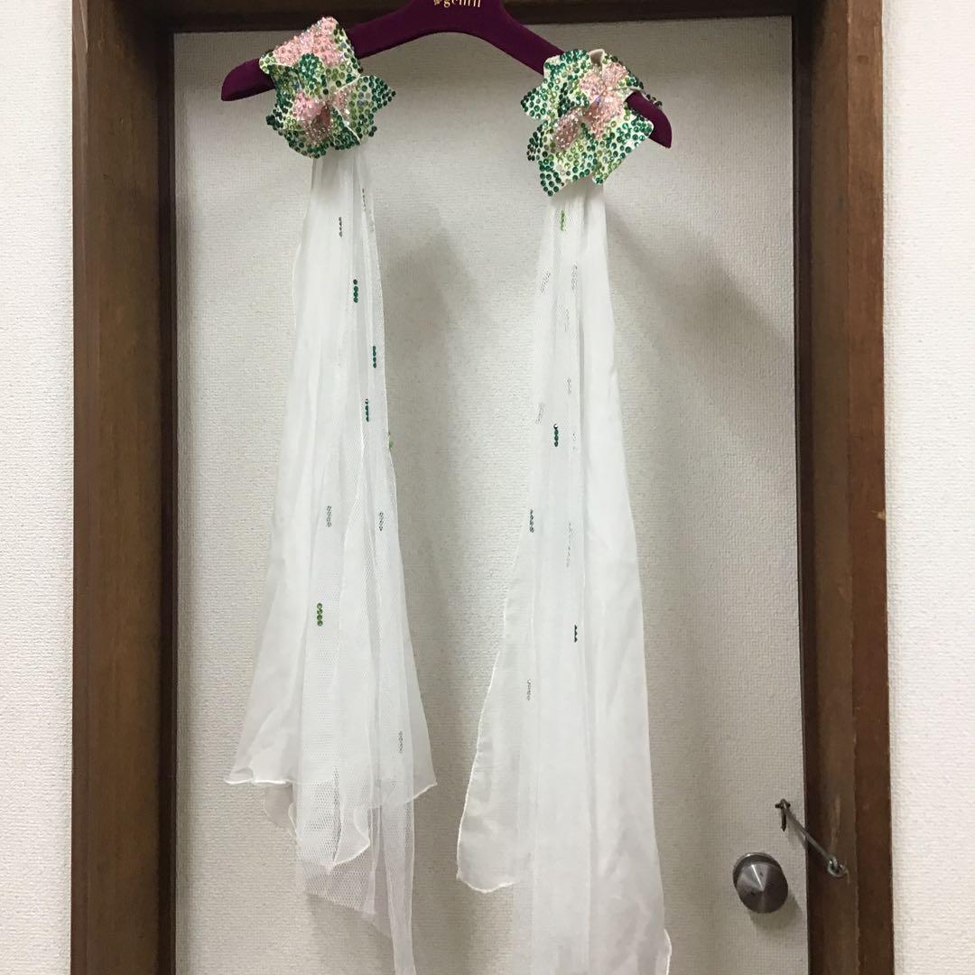 社交ダンスドレス　白　タカダンス